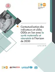 Contextualisation des indicateurs et cibles ODDs en lien avec la santé maternelle et néonatale à l’horizon de 2030