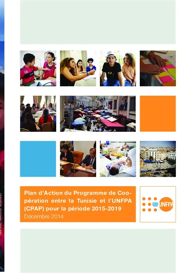 Plan d’Action du Programme de Coopération entre la Tunisie et l’UNFPA (CPAP) pour la période 2015-2019